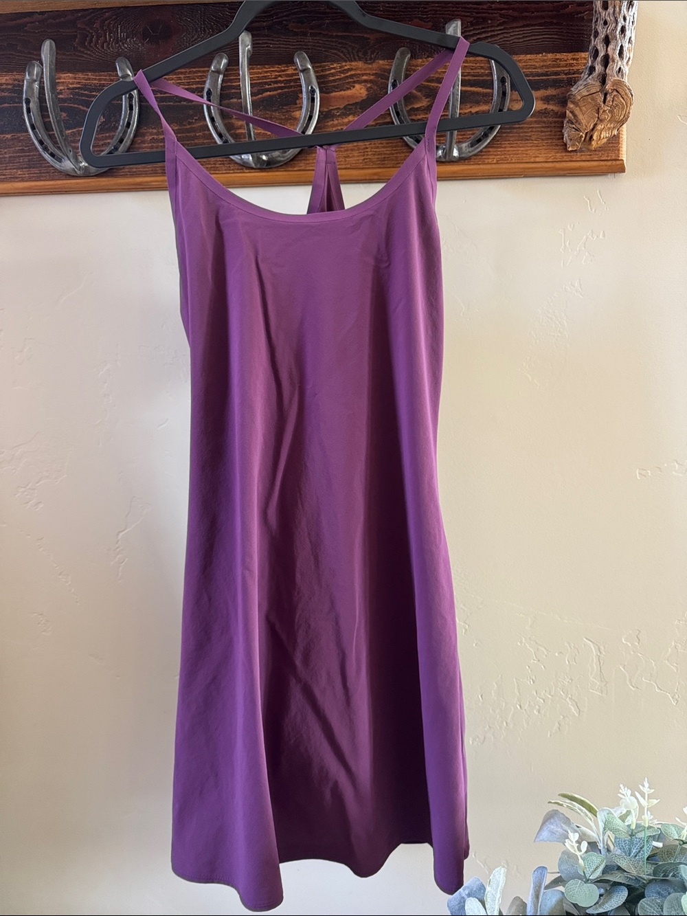Outdoor Voices Purple Strappy Mini Dress